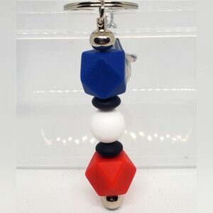 B2G1F 1pc Beaded Keychain, New